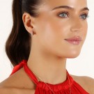 SNÖ OF SWEDEN - Jen Stone Ring Earrings Gold/Clear thumbnail