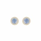 SNÖ OF SWEDEN - Seine Earrings Gold/Light Blue thumbnail