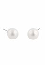 SNÖ OF SWEDEN - Laney Pearl Earrings Silver/White 10mm thumbnail