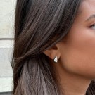 SNÖ OF SWEDEN - Yenni Mini Earrings Plain Silver  thumbnail