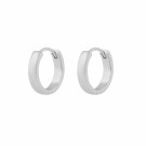 SNÖ OF SWEDEN - Lara Small Ring Earrings Plain Silver  thumbnail