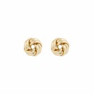 SNÖ OF SWEDEN - Soap Knot Earrings Plain Gold thumbnail