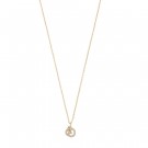 SNÖ OF SWEDEN - Mayfair Knot Pendant Gold/Clear  thumbnail