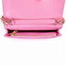DARK Leather Quilted Mini Bag Bubblegum Pink thumbnail