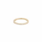 SNÖ OF SWEDEN - Rio Thin Stone Ring Gold/Clear Small thumbnail
