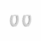 SNÖ OF SWEDEN - Mayfair Small Ring Earrings Plain Silver thumbnail