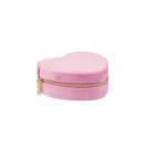 DARK Velvet Heart Jewellery Box Bubblegum Pink thumbnail
