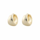 SNÖ OF SWEDEN - Core Pure Oval Earrings Plain Gold thumbnail