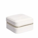 DARK Velvet Jewellery Box Mini Off White thumbnail