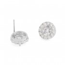 SNÖ OF SWEDEN - Lex Stone Earrings Silver/Clear thumbnail