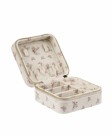 DARK Velvet Jewellery Box Sand Butterfly Pattern thumbnail