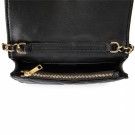 DARK Leather Quilted Mini Bag Black thumbnail