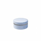 DARK Velvet Jewellery Box Round Light Blue thumbnail