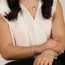 SNÖ OF SWEDEN - Siri Stone Bracelet Silver/Clear thumbnail