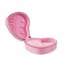DARK Velvet Heart Jewellery Box Bubblegum Pink thumbnail