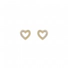 SNÖ OF SWEDEN - Brooklyn Small Earrings Gold/Clear thumbnail