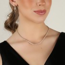 SNÖ OF SWEDEN - Siri Necklace Gold/Clear  thumbnail