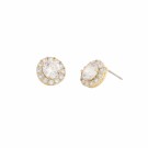 SNÖ OF SWEDEN - Lex Stone Earrings Gold/Clear thumbnail