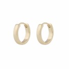 SNÖ OF SWEDEN - Lara Small Ring Earrings Plain Gold  thumbnail