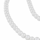 SNÖ OF SWEDEN - Laney Small Pearl Necklace Silver/White  thumbnail