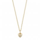 SNÖ OF SWEDEN - Card Pendant Heart Necklace Gold Plain Gold thumbnail