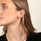 SNÖ OF SWEDEN - Brooklyn Heart Earrings Plain Gold thumbnail