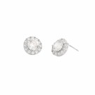 SNÖ OF SWEDEN - Lex Stone Earrings Silver/Clear thumbnail