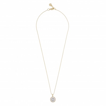 SNÖ OF SWEDEN - Lex Pendant Necklace Gold/Clear