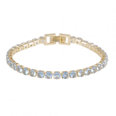 SNÖ OF SWEDEN - Jen Stone Bracelet Gold/Light Blue
