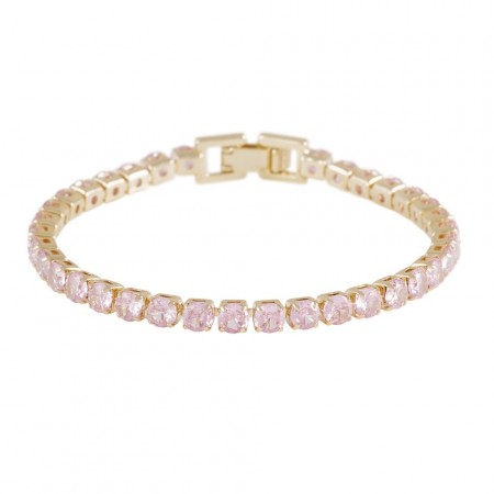 SNÖ OF SWEDEN - Jen Stone Bracelet Gold/Pink