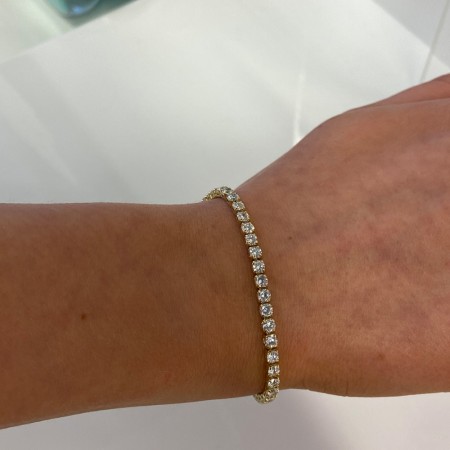 SNÖ OF SWEDEN - Siri Stone Bracelet Gold/Clear
