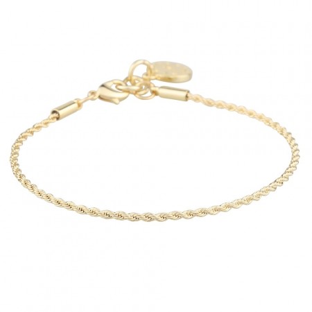 SNÖ OF SWEDEN - Exibit Small Bracelet Plain Gold